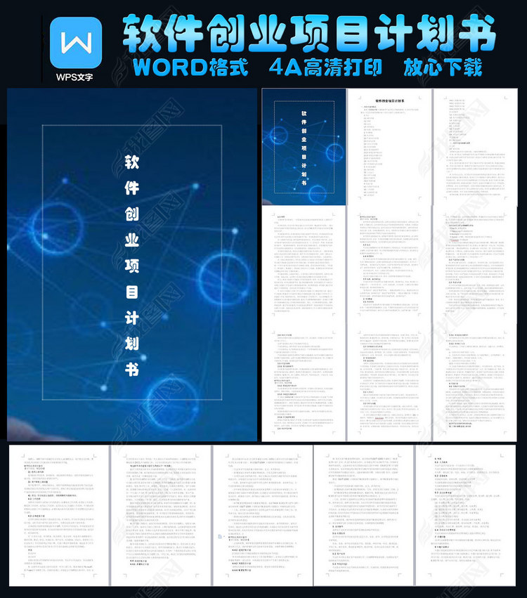 软件创业项目计划书