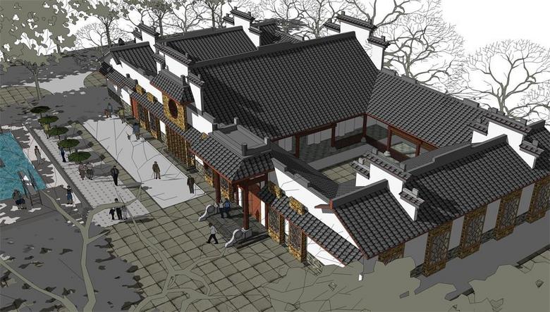 原创全套四合院装修图附效果图