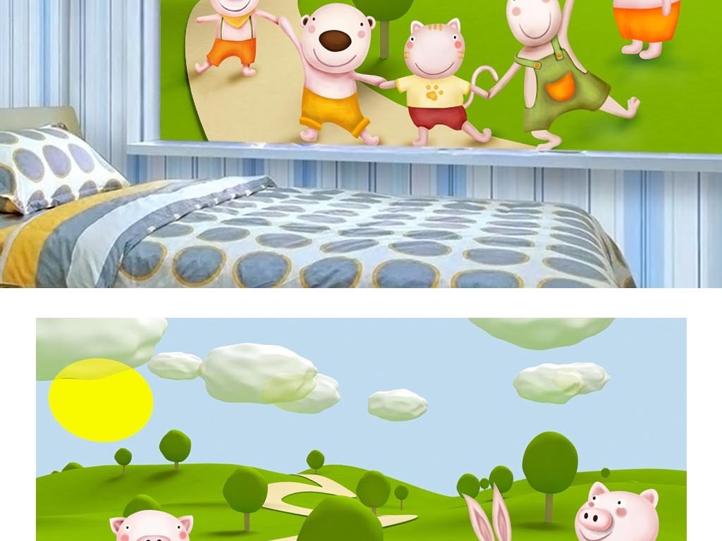 我图网提供精品流行高清手绘田野小路手拉手玩耍的小动物背景墙素材下载,作品模板源文件可以编辑替换,设计作品简介: 高清手绘田野小路手拉手玩耍的小动物背景墙 位图, RGB格式高清大图,使用软件为 Photoshop CS3(.psd)