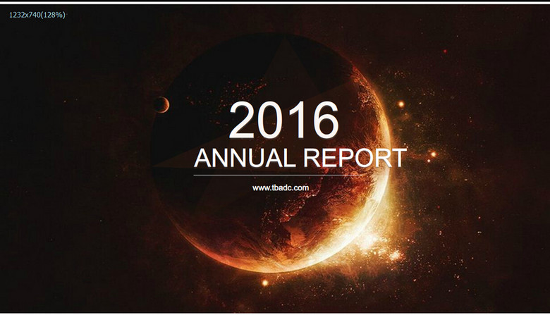 简洁大气宇宙工作计划总结商务英文PPT