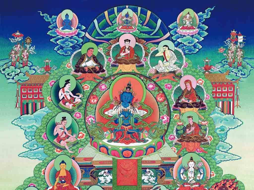 金刚总持佛噶举派皈依境唐卡