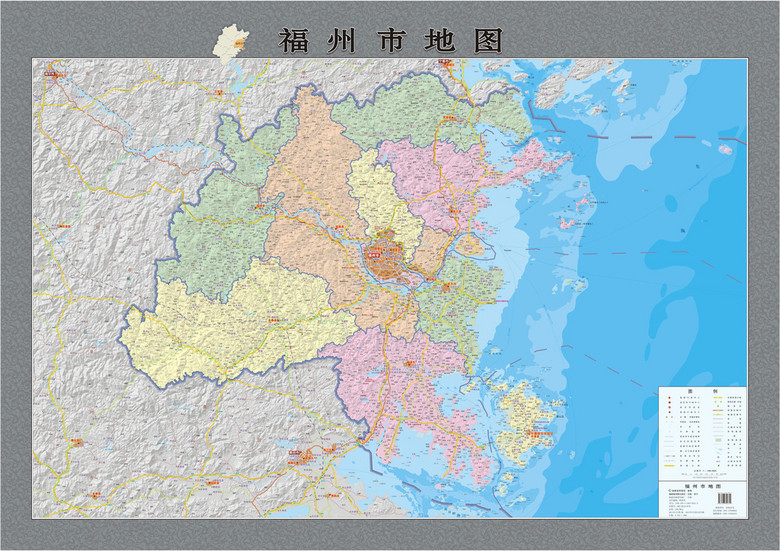 福州市地图高清版大图