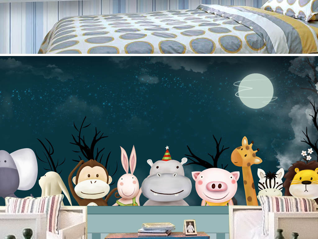 【本作品下载内容为:"小清新现代简约手绘卡通呆萌动物电视背景墙"模板,其他内容仅为参考,如需印刷成实物请先认真校稿,避免造成不必要的经济损失。】 【声明】未经权利人许可,任何人不得随意使用本网站的原创作品(含预览图),否则将按照我国著作权法的相关规定被要求承担最高达50万元人民币的赔偿责任。