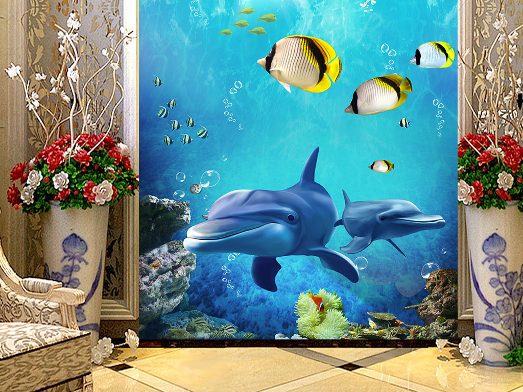 我图网提供精品流行3D立体海底世界玄关背景墙壁画素材下载,作品模板源文件可以编辑替换,设计作品简介: 3D立体海底世界玄关背景墙壁画 位图, RGB格式高清大图,使用软件为 Photoshop CS(.psd)