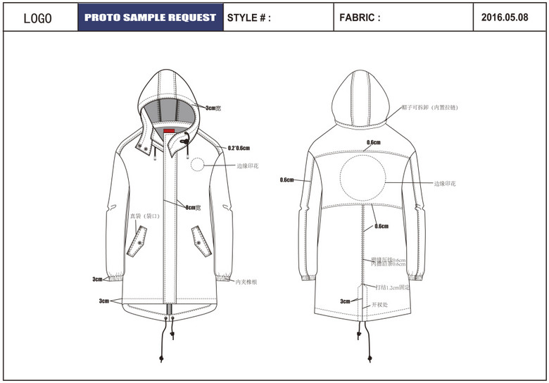 风衣尺码图_女士风衣尺码对照表(3)