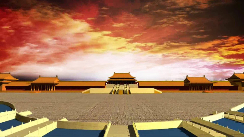 高清功夫会宏伟场景武术表演含音乐模板下载(