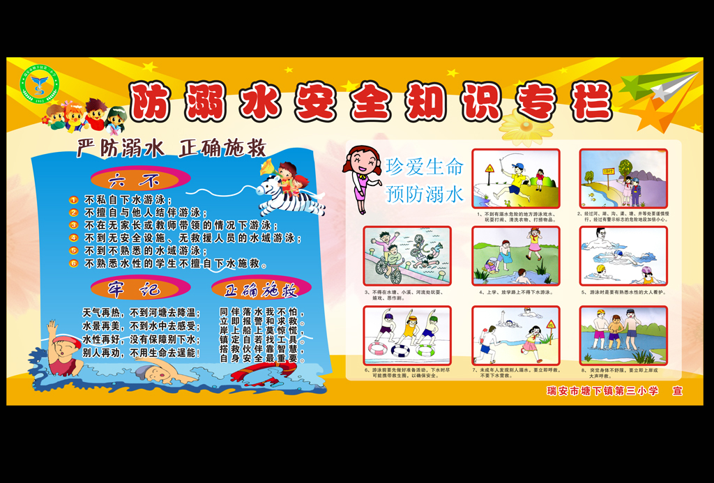 中小学生安全知识宣传栏