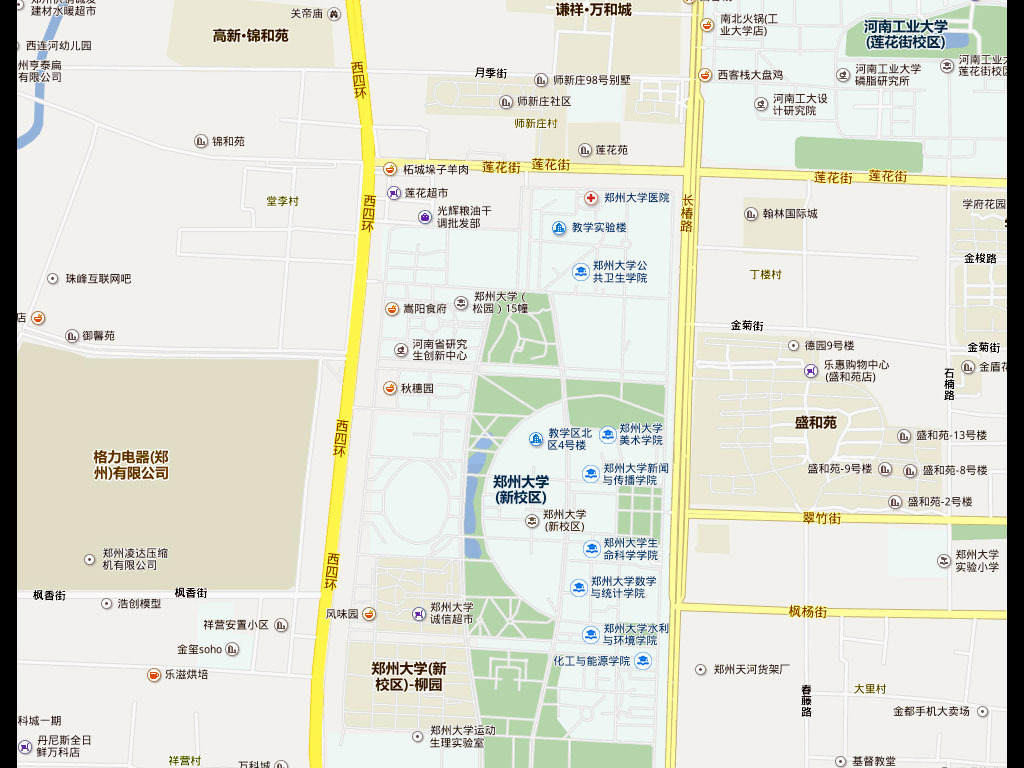 高清郑州市地图郑州地图郑州电子地图图片
