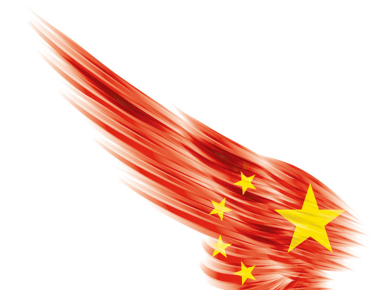 翅膀中国国旗模板下载(图片编号:15207333)_装