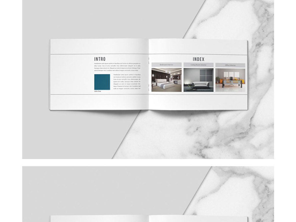 6个企业产品展示手册排版设计