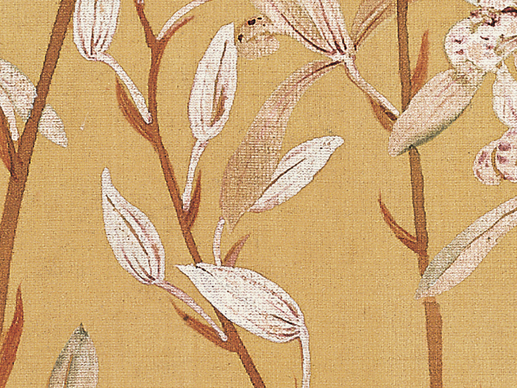 九兰图中式国画酒店卧室挂画床头画装饰画