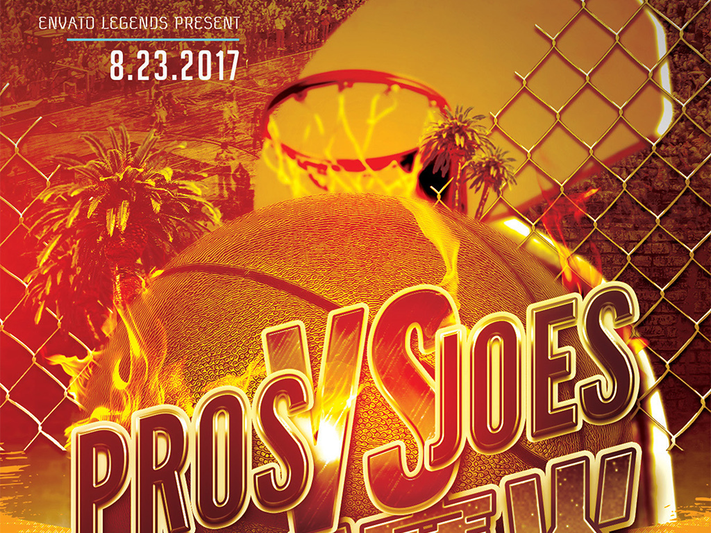 热血青春篮球赛火爆篮球比赛创意宣传海报