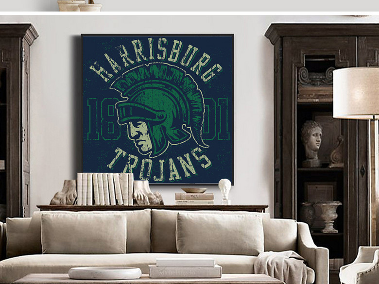 复古怀旧人物头像有框无框装饰画(图片编号:1