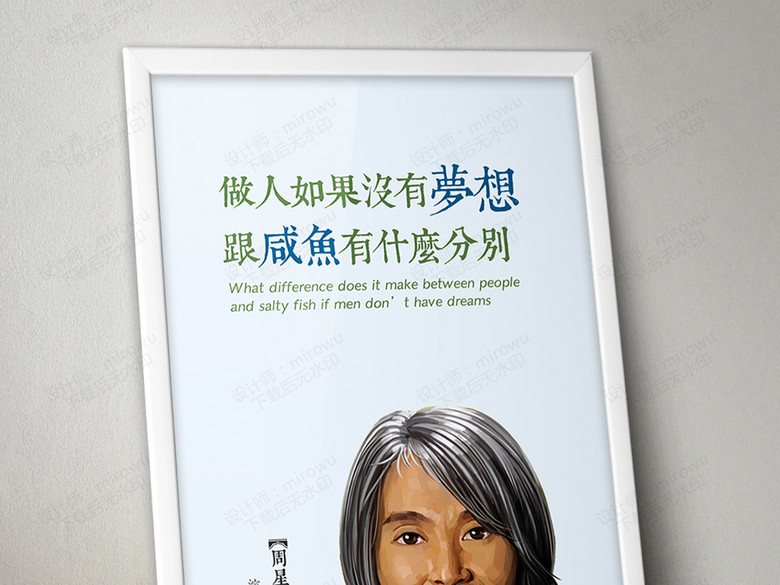 名人名言周星驰经典励志语录(图片编号:15314