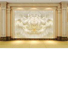 梦幻花卉背景墙招财进宝室内装饰画壁.图片设