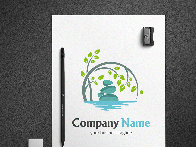 生态树园林水LOGO标志设计(图片编号:15342