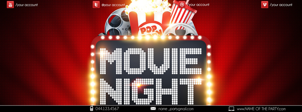 平面|广告设计 海报设计 pop海报 > 电影院新片上映夜场促销创意宣传