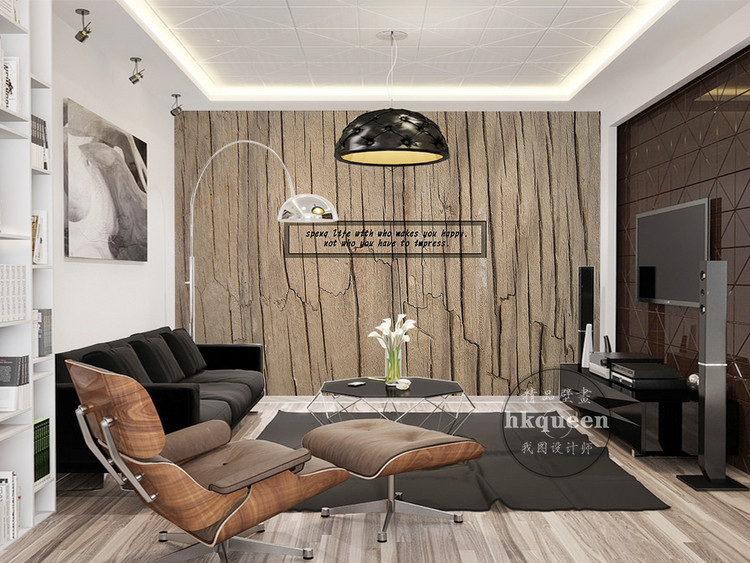 木头纹理复古怀旧英文生活方式简约欧式墙纸