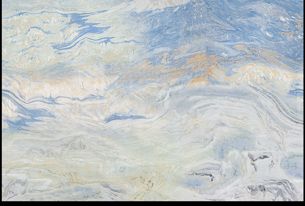 海纳百川大理石油画电视背景墙图片