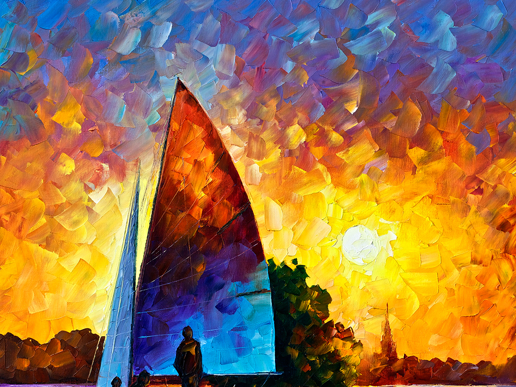 印象派风景抽象油画04