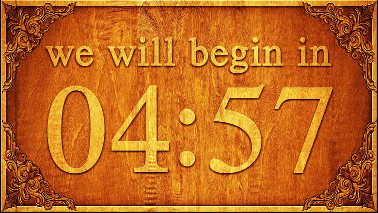 5分钟木纹倒计时模板素材_高清MP4格式下载