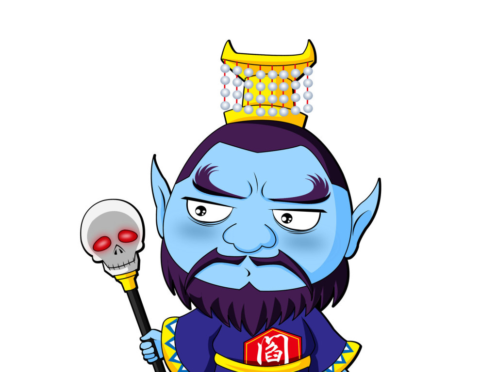 阎王卡通形象psd分层文件下载