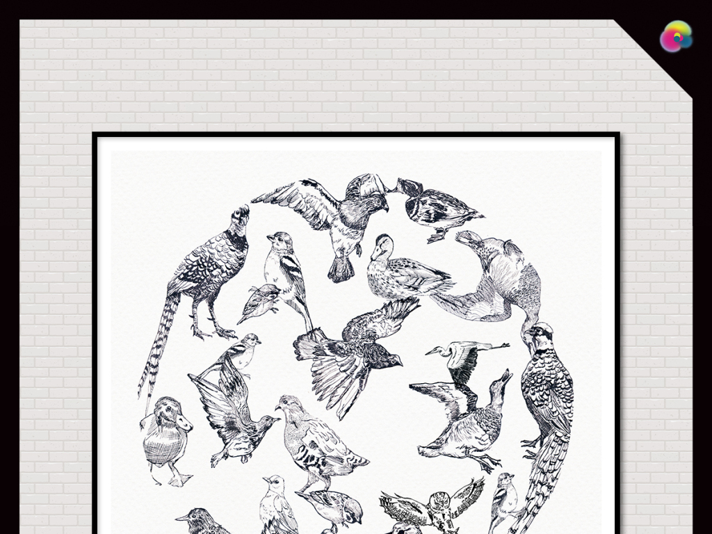 【本作品下载内容为:"高清水彩画手绘花鸟高清壁画插画装饰画"模板,其他内容仅为参考,如需印刷成实物请先认真校稿,避免造成不必要的经济损失。】 【声明】未经权利人许可,任何人不得随意使用本网站的原创作品(含预览图),否则将按照我国著作权法的相关规定被要求承担最高达50万元人民币的赔偿责任。