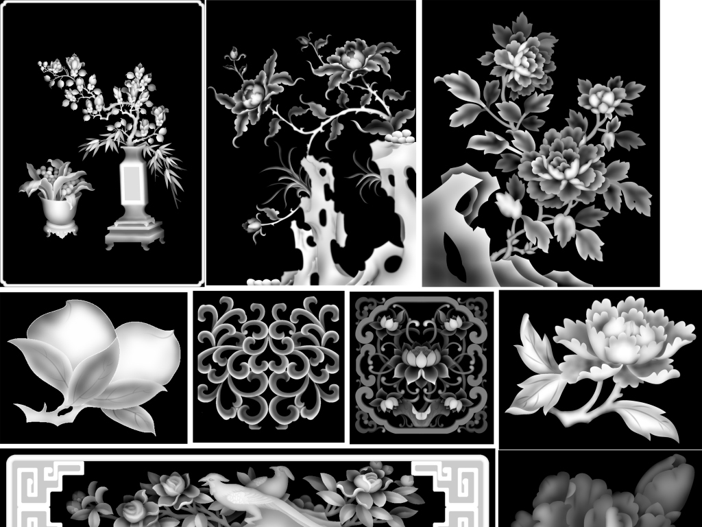 【本作品下载内容为:"精雕花卉花瓶JDP灰度图"模板,其他内容仅为参考,如需印刷成实物请先认真校稿,避免造成不必要的经济损失。】 【声明】未经权利人许可,任何人不得随意使用本网站的原创作品(含预览图),否则将按照我国著作权法的相关规定被要求承担最高达50万元人民币的赔偿责任。