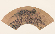 扇面画图片素材_扇面画图片素材下载_扇面画