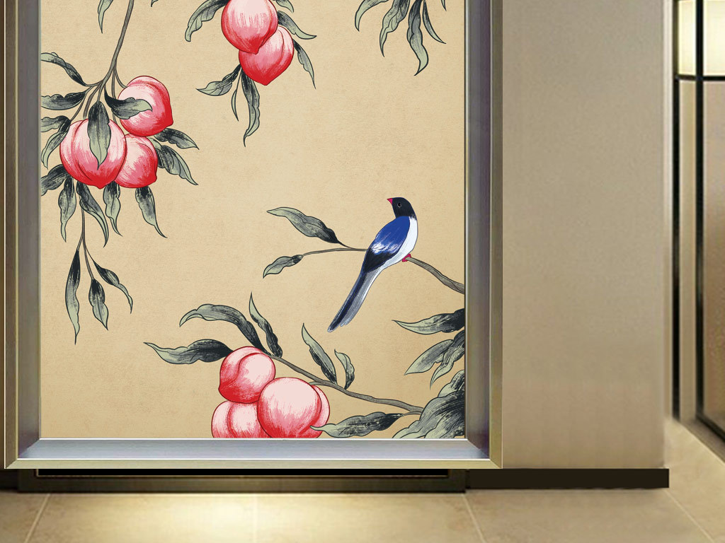 我图网提供精品流行中式工笔画喜鹊仙桃玄关背景墙素材下载,作品模板源文件可以编辑替换,设计作品简介: 中式工笔画喜鹊仙桃玄关背景墙 位图, RGB格式高清大图,使用软件为 Photoshop CS2(.tif不分层)