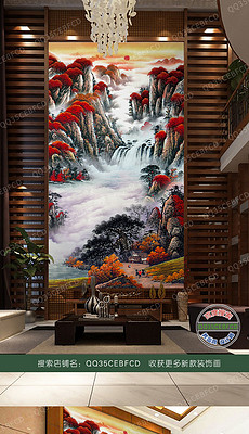 山水风景画_自然山水风景画图片大全_山水风