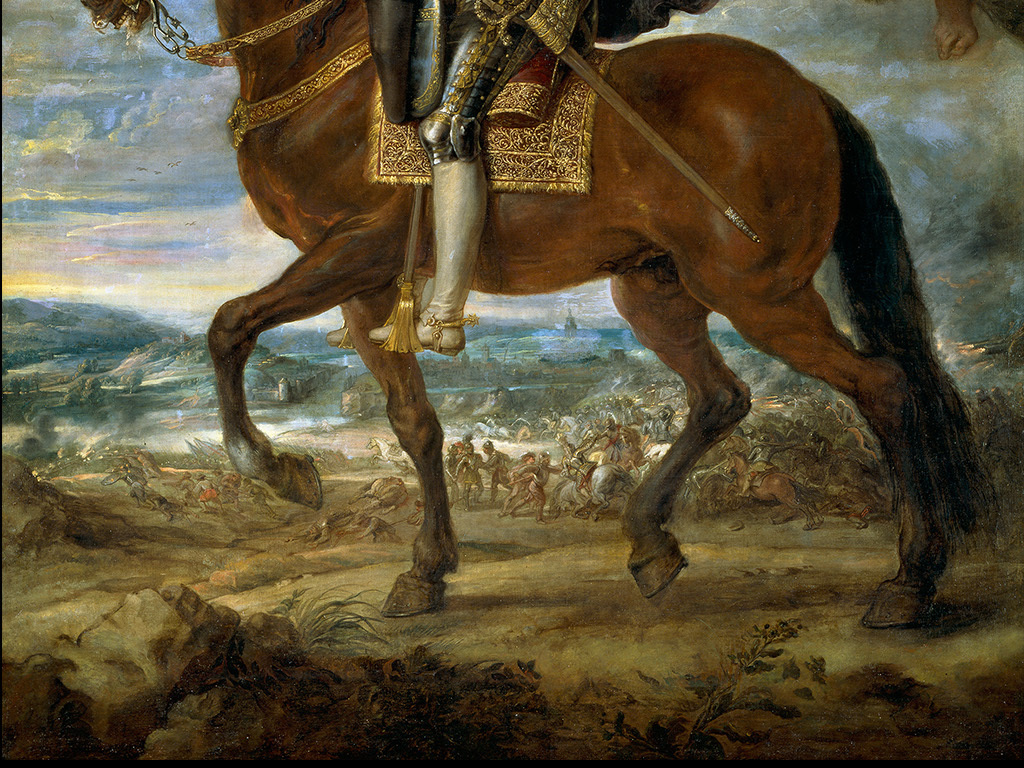 西班牙国王菲利普二世古典主义油画