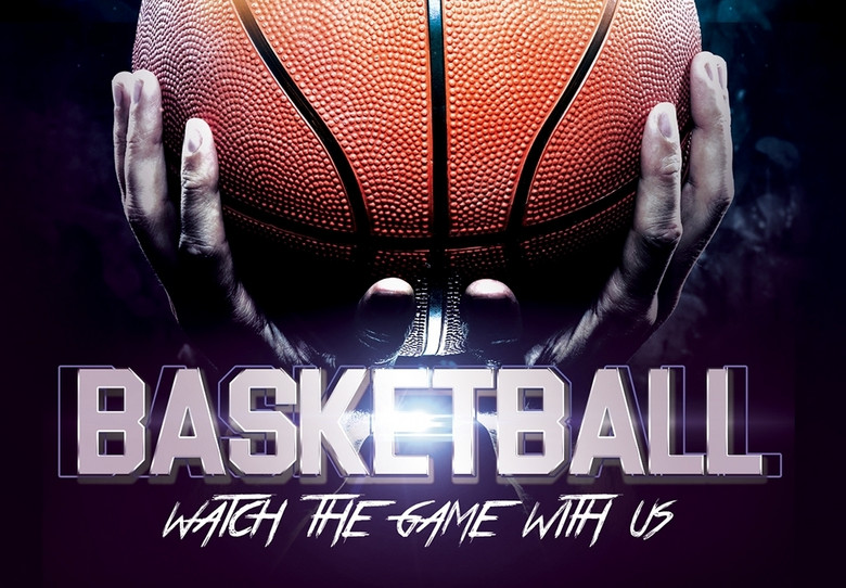 创意炫酷篮球比赛PSD宣传海报(图片编号:157