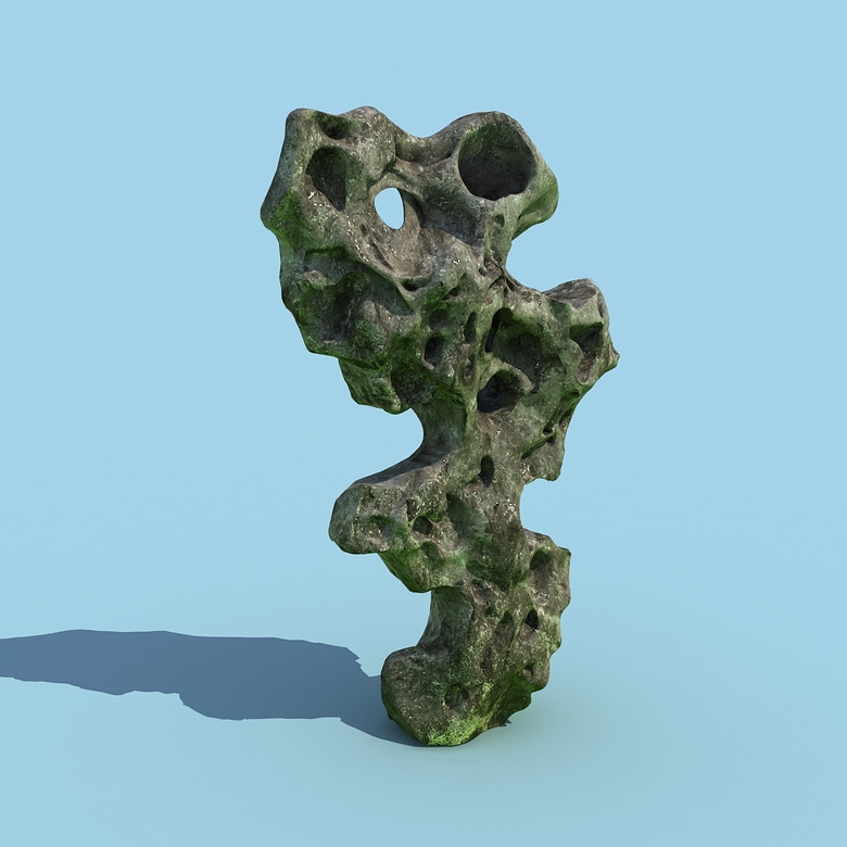 3d太湖石模型【精模】(图片编号:15779690)_