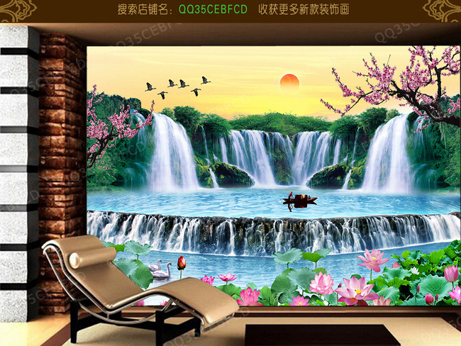 现代聚宝盆背景墙(图片编号:15799746)_3D电