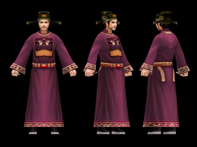 古代人物高官大臣3D模型(图片编号:15807926