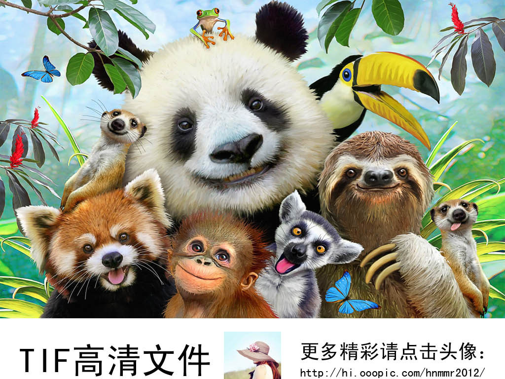 我图网提供精品流行可爱卡通动物园一群动物自拍儿童房背景墙素材下载,作品模板源文件可以编辑替换,设计作品简介: 可爱卡通动物园一群动物自拍儿童房背景墙 位图, RGB格式高清大图,使用软件为 Photoshop CS3(.tif不分层)