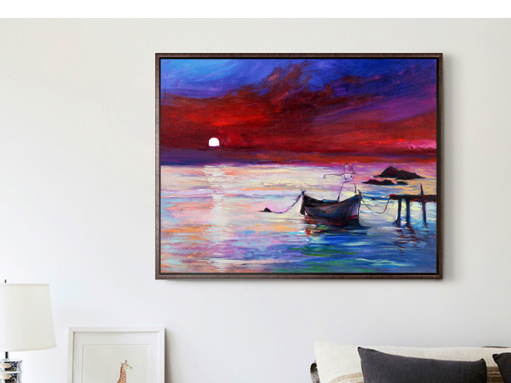 我图网提供精品流行手绘油画帆船小船埋头夕阳风景素材下载,作品模板源文件可以编辑替换,设计作品简介: 手绘油画帆船小船埋头夕阳风景 位图, RGB格式高清大图,