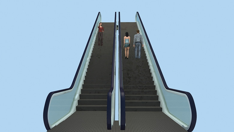 3d电动扶梯模型【超赞动画】(图片编号:15837