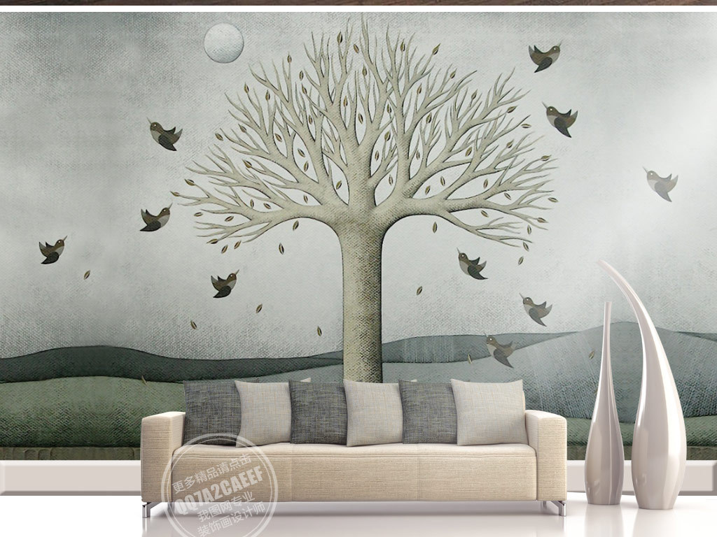 发背景墙画手绘油画欧式横选什么牌子好 同款