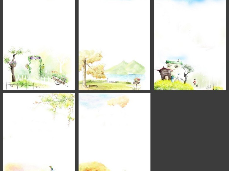 作文集封面-清新梦幻唯美封面设计(图片编号:1