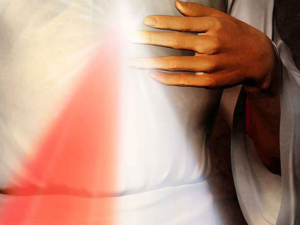 高清基督耶稣慈悲圣心画像装饰画