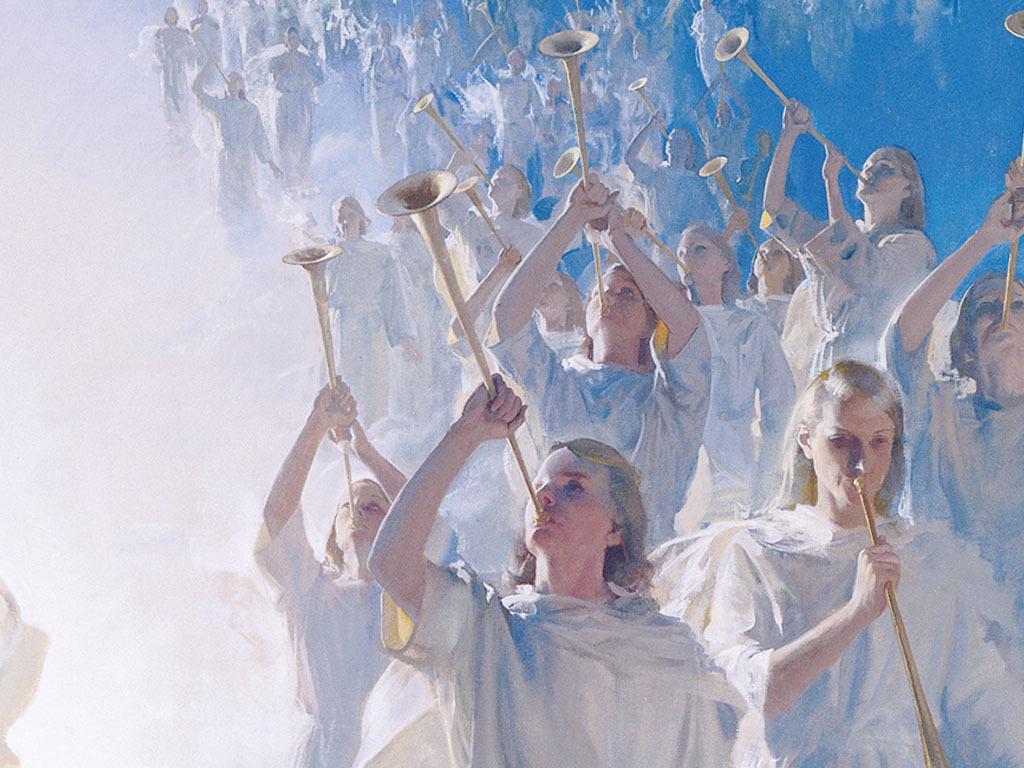 基督耶稣再来临装饰画壁画背景画