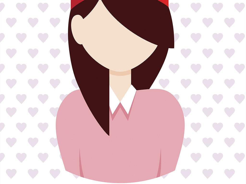 护士简历封面粉色|护校求职简历封面模板下载