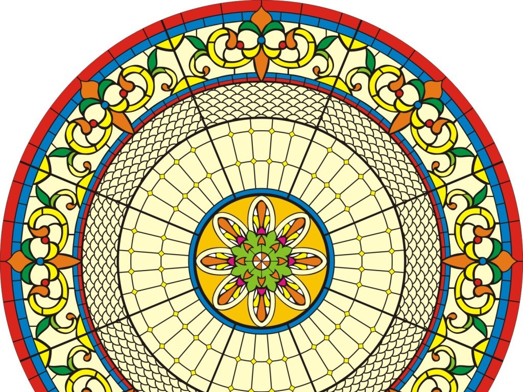 教堂玻璃图片素材_cdr模板下载(0.85MB)_其他大全_生活工作