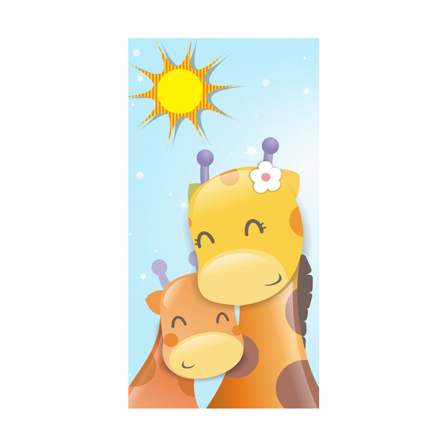 可爱卡通长颈鹿母子手机壳(图片编号:1585673