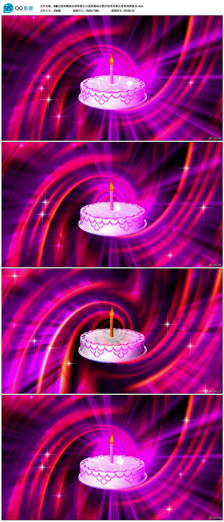 生日快乐图片唯美动态 自己生日快乐图片唯美 生日快乐唯美意境图片