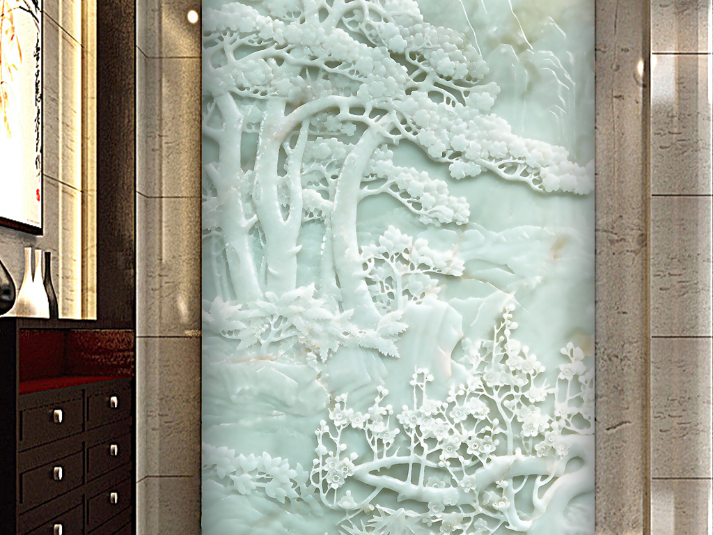 我图网提供精品流行玉雕迎客松山水玄关背景墙素材下载,作品模板源文件可以编辑替换,设计作品简介: 玉雕迎客松山水玄关背景墙 位图, CMYK格式高清大图,使用软件为 Photoshop CS5(.tif不分层)