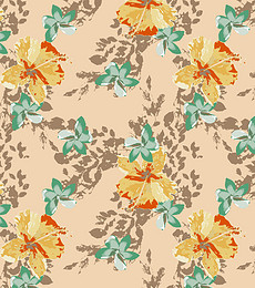 面料印花图案设计_流行面料印花效果图_面料