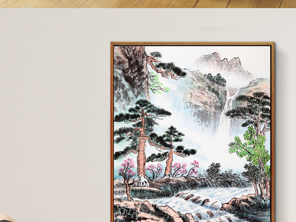 我图网提供精品流行国画景观山水画装饰画无框画素材下载,作品模板源文件可以编辑替换,设计作品简介: 国画景观山水画装饰画无框画 位图, RGB格式高清大图,使用软件为 Photoshop CS5(.tif不分层)